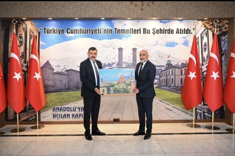 Erzurum Valisi Sayın Mustafa ÇİFTÇİ makamında ziya